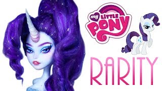 Custom Rarity Doll  MY LITTLE PONY OOAK [upl. by Crane]