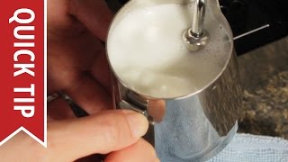 How to AutoFroth Milk for Lattes [upl. by Carlton832]