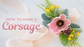 How To Make A Corsage [upl. by Bathesda]