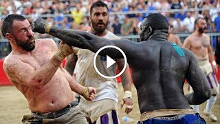 Calcio Storico Gladiator Fight Football [upl. by Yniar223]