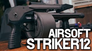 The First Airsoft Striker 12 Kinda Airsoft Streetsweeper [upl. by Nylhsoj]