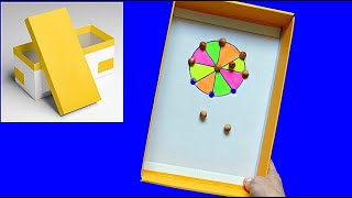 DIY Amazing Dexterity Game from Shoebox Lid  Easy Game From Cardboard  Maison Zizou [upl. by Nythsa]