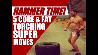 Sledgehammer Training 5 Exercises That Build a Stronger amp LEANER Core  Chandler Marchman [upl. by Fineberg693]