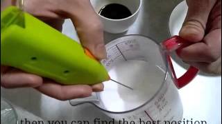 How To Make Latte Art with Mini Milk Frother [upl. by Ayoj513]