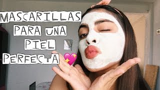 3 MASCARILLAS CASERAS PARA UNA PIEL PERFECTA  Denisse Uff [upl. by Aleira]