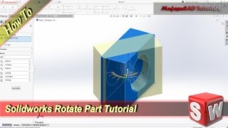 Solidworks How To Rotate Part [upl. by Leod153]