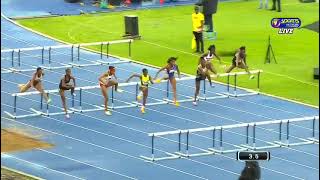 100m hurdles women finals Jamaica National Trials 2022 [upl. by Dagley]