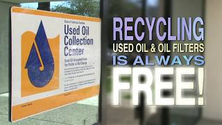 How to Recycle Used Motor Oil 30 seconds [upl. by Dweck936]