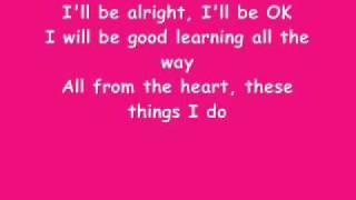 Ill be Alright w Lyrics Sarah Geronimo [upl. by Tolmann]