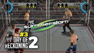 WWE Day of Reckoning 2 Story Mode Ep 3  SUMMERSLAM STEEL CAGE MATCH [upl. by Alim]