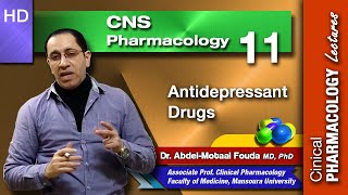 CNS Pharmacology Ar  Lec 11 Antidepressant Drugs [upl. by Oiralednac]