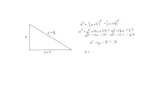 Matematik 2b Pythagoras sats [upl. by Marcie483]