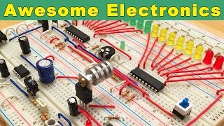 10 Cool Electronic Projects on Breadboard [upl. by Notxed]