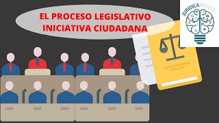 EL PROCESO LEGISLATIVO  INICIATIVA CIUDADANA [upl. by Ivett]