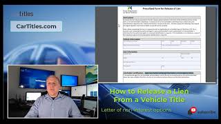 How to release a car title lien [upl. by Aikcir]