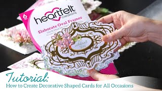 How to Create Decorative Shaped Cards for All Occasions [upl. by Oxford]