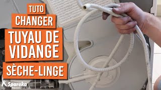 Comment changer le tuyau dévacuation dun sèche linge [upl. by Enyt824]