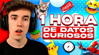 REACCIONO A 1 HORA de DATOS CURIOSOS [upl. by Leiva955]