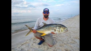 Fishing for GIANT JACK CREVALLE Topwater popper ACTION [upl. by Anita236]