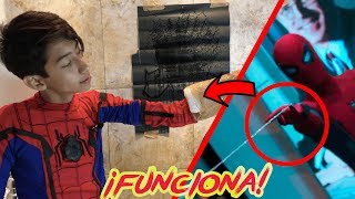 COMO HACER UN LANZA TELARAÑAS DE SPIDERMAN FUNCIONABLE HOW TO MAKE A SPIDERMAN WEB SHOOTER [upl. by Aisya]