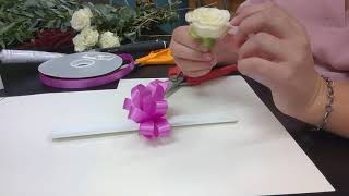 How to Create a Corsage with Bow [upl. by Anomahs]