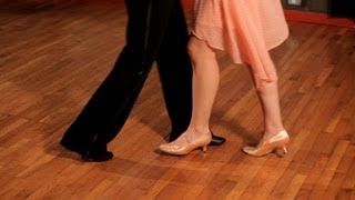 How to Do a Foxtrot Corner Step  Ballroom Dance [upl. by Anaed]