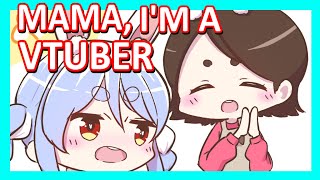 【Hololive】Pekora quotMama Im a Vtuberquot【Eng Sub】 [upl. by Ielerol]