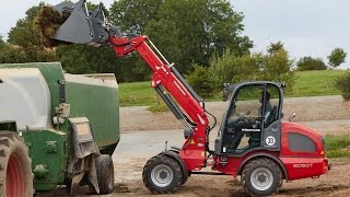 Weidemann – Hoftrac® 1880 Radlader 2080T und 3080 Einsatz in der Landwirtschaft [upl. by Adalai]