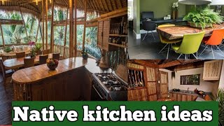 12 DESIGNS OF NATIVE KITCHEN AND DINING MODERN bahay kubo kitchen and dining ideas [upl. by Yrrah184]