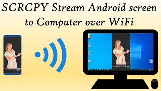 How to run scrcpy over WiFi and Wirelessly control Android from PC [upl. by Ociral]