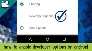 How to enable Developer Options on android really easy [upl. by Nidorf]