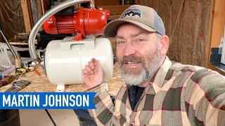 DIY Shallow Well Pump Installation  Off Grid Cabin Build 54 [upl. by Glogau]