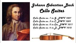 Johann Sebastian Bach  Cello suites in 432 Hz great for reading or studying [upl. by Gardner]