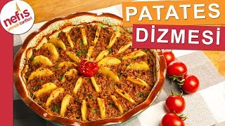 Fırında Kıymalı Patates Dizmesi  Çok Pratik Fırın Yemeği [upl. by Luapnhoj]