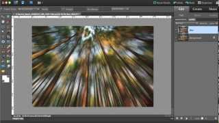 Creating a Zoom Blur Effect in Photoshop [upl. by Nylirem]