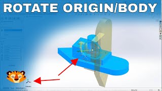 How to Rotate Part in SOLIDWORKS [upl. by Sykes214]