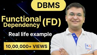 31 Functional Dependency in DBMS  Functional Dependency explained [upl. by Huang719]