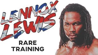 Lennox Lewis RARE Training In Prime [upl. by Erwin]