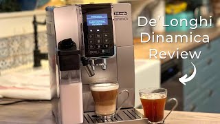 De’Longhi Dinamica Automatic Espresso Machine Review [upl. by Ettenig747]