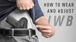 How To Wear And Conceal An IWB Holster by Alien Gear Holsters [upl. by Fionnula105]