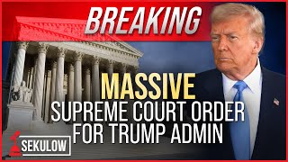 BREAKING MASSIVE Supreme Court Order for Trump Admin [upl. by Eiltan734]