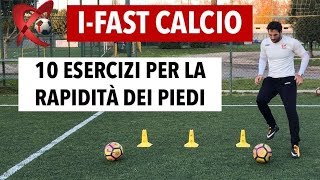 Come migliorare la rapidità nel calcio  10 esercizi per la rapidità dei piedi [upl. by Wills]