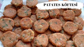 ✅ Patates Köftesi  Potato Croquettes [upl. by Yllak]